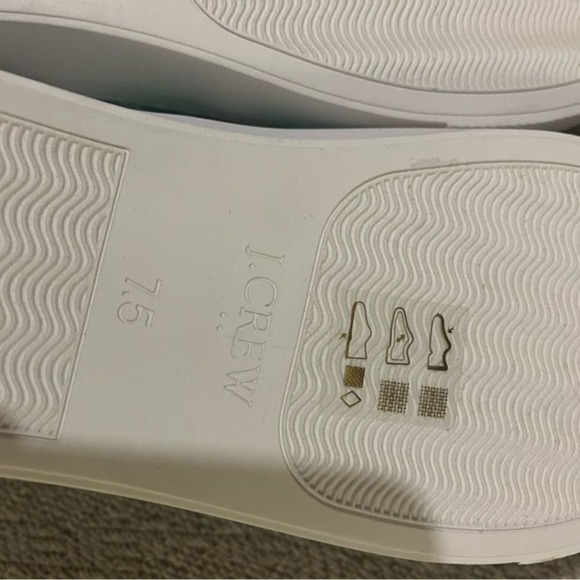 J.Crew Tropical Palm Leaf Print Slip-On Sneakers Canvas Summer Casual Shoes - Picture 6 of 7